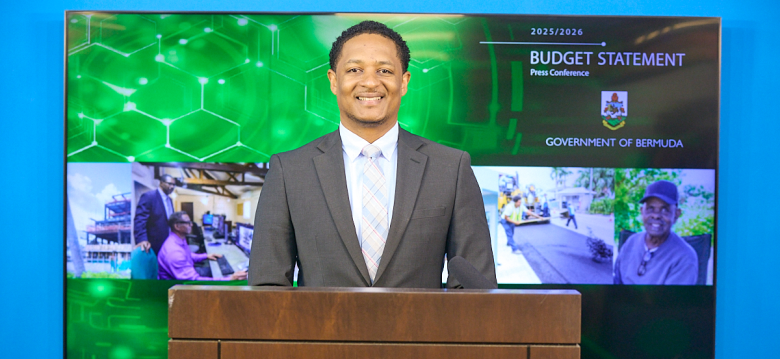 Post Budget Press Conference - Jache Adams