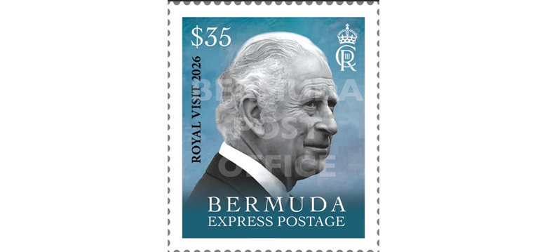 Royal Visit Special Overprint Express Stamp